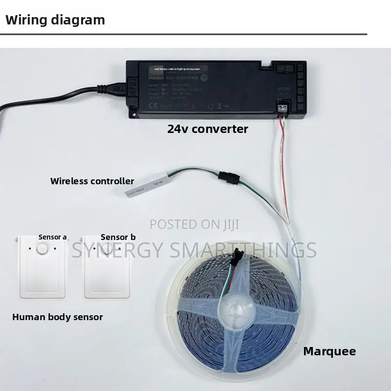 Tuya Wireless Motion Sensor LED Strip Controller