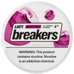 1lucy Breakers 4mg Nic Pouches Apple Cider, Berry Citrus and Expresso