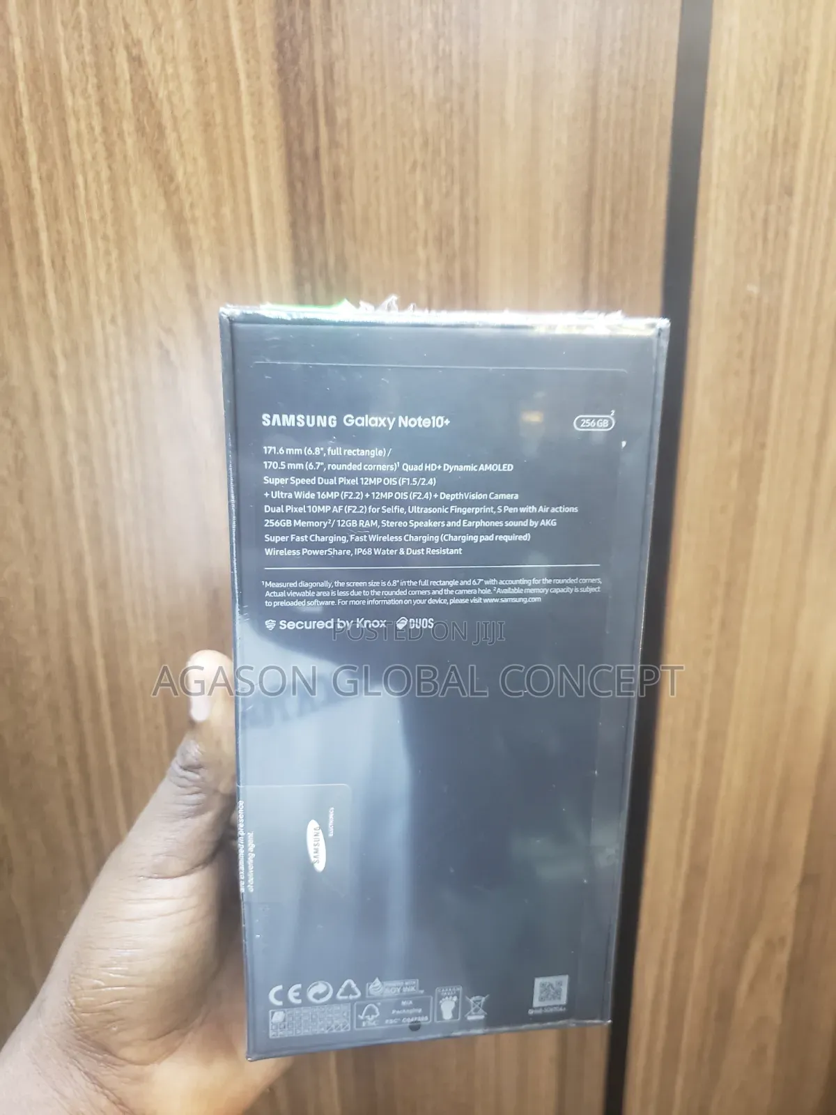 Samsung Galaxy Note 10 Plus 256 GB Black