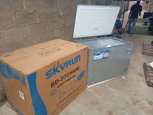 Spacious Skyrun 300L Compact Chest Freezer for Small Spaces