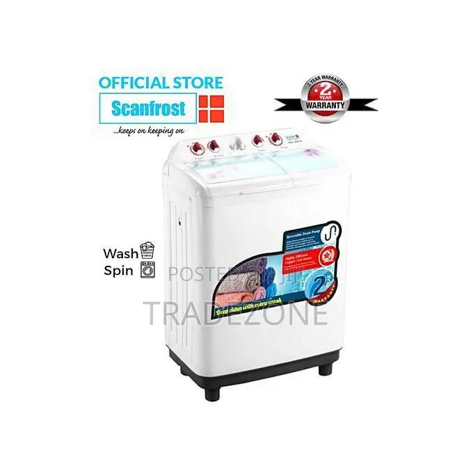 Scanfrost 8KG Washing Machine | SFSANTTB8