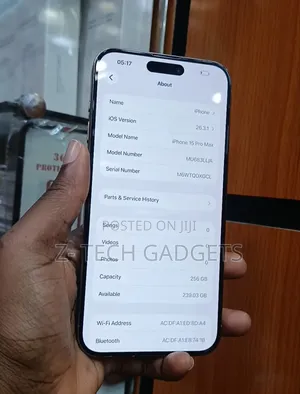 Apple iPhone 15 Pro Max 256 GB Silver