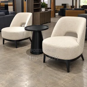 2 Single Seaters Chair With Small Tea Table