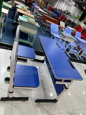 2in1 Student Chair Desk and Chair With Adjustable Legs and Hands T