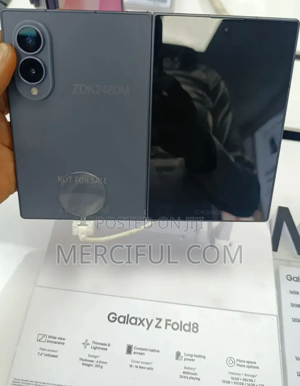 New Samsung Galaxy Z Fold8 256 GB Graphite