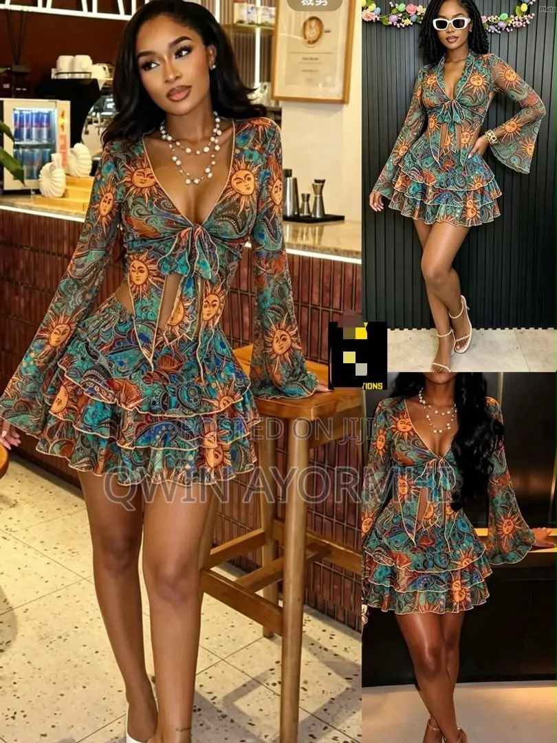 2Pcs Top and Skirt