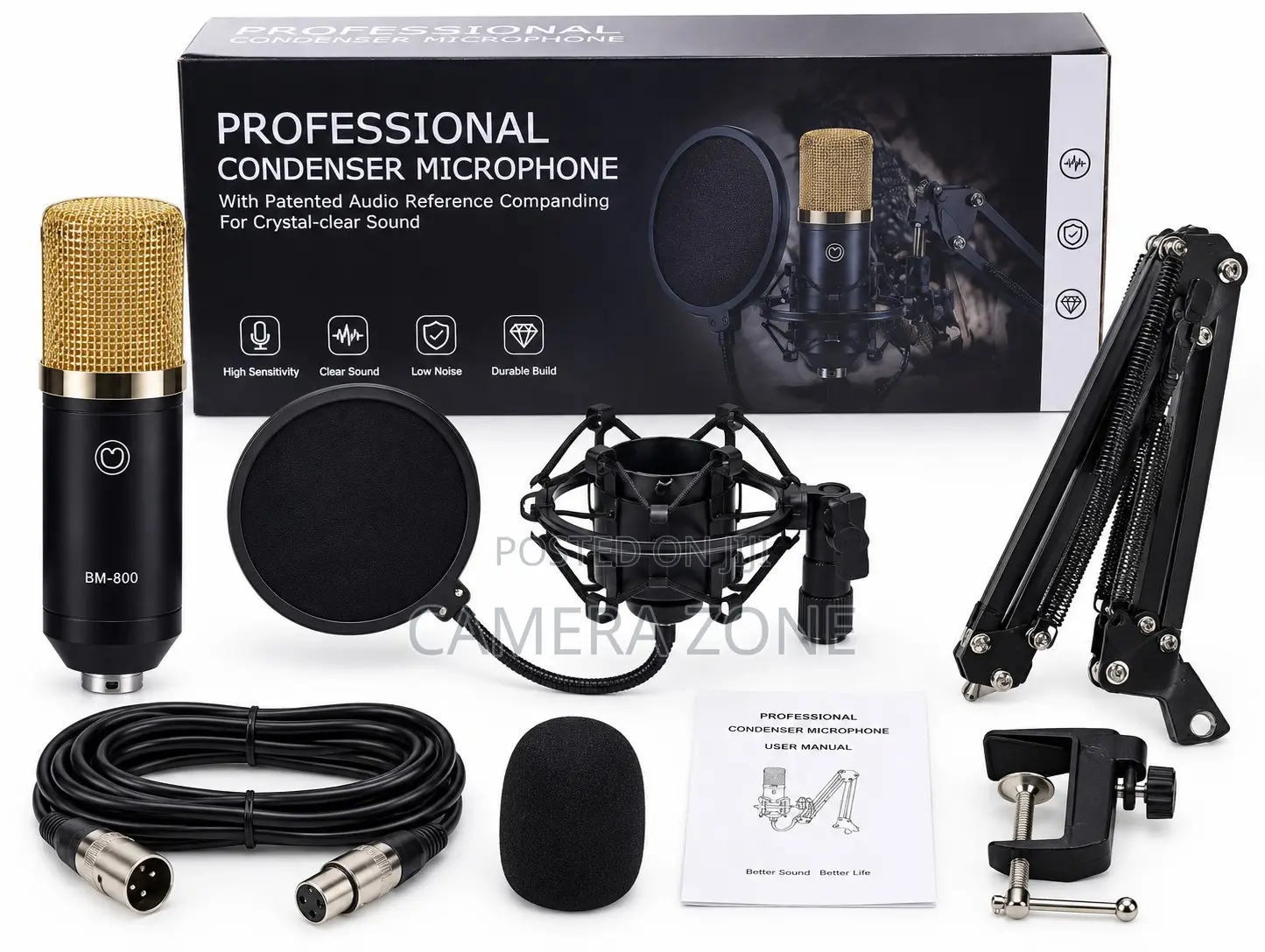 Professional Condenser Microphone.