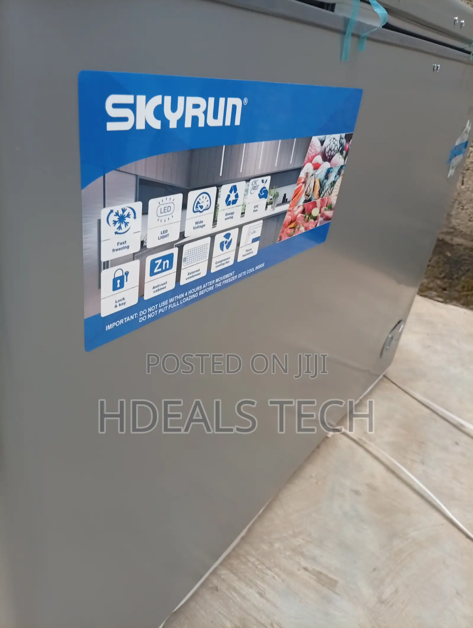 Skyrun 300L Chest Freezer Ideal for Single Rooms