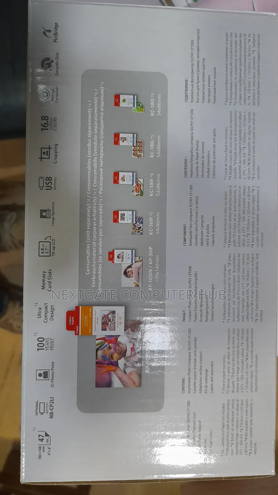 Canon Cp1000 Printer