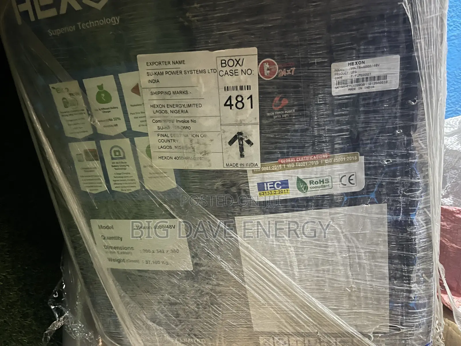 4kva 48v Hexon Transfomer Base Inverter