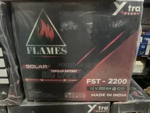 Flames 220ah Tubler Battery