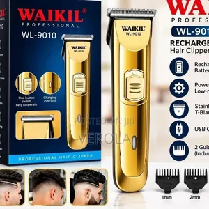 Waikil WL-9010 Rechargeable Professional T-Blade Hair Clipper Trimmer