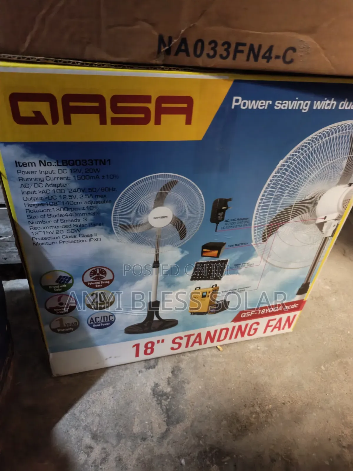 18" Standing Fan
