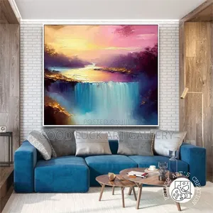 Waterfall Modern Abstract