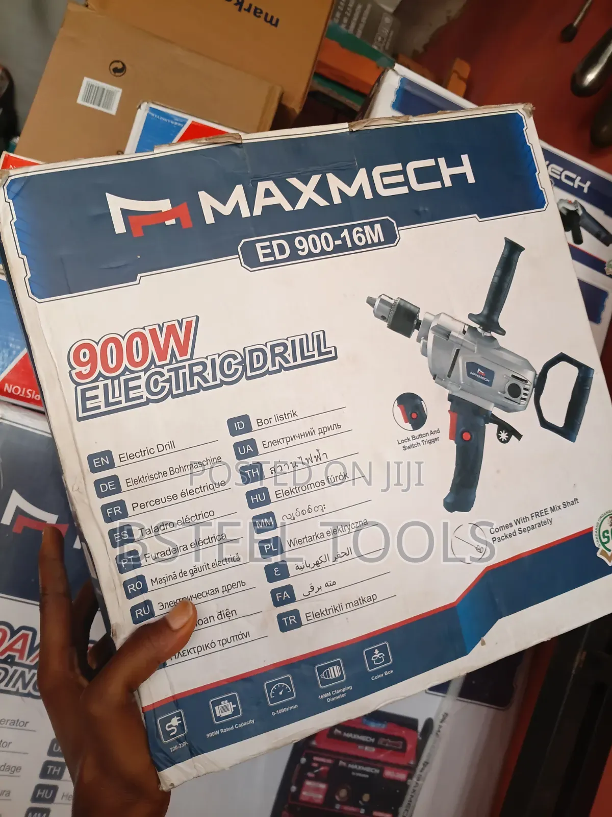 MAXMECH 900W Electric Drill – Heavy-Duty Power Drill