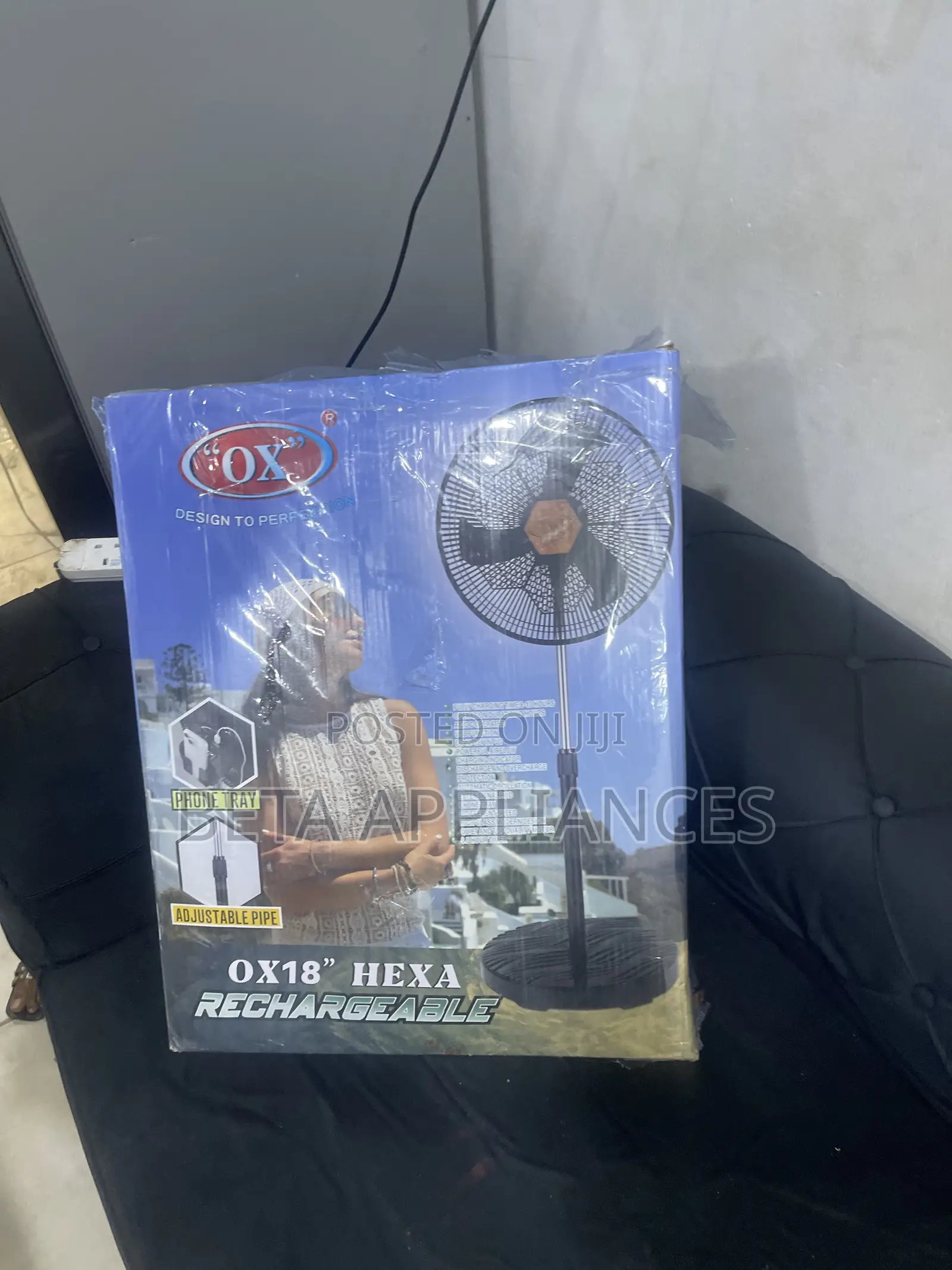 OX Hexa Rechargeable Fan for Bedroom