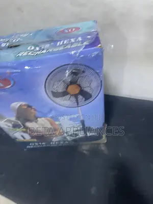 OX Hexa Rechargeable Fan – Compact Powerful