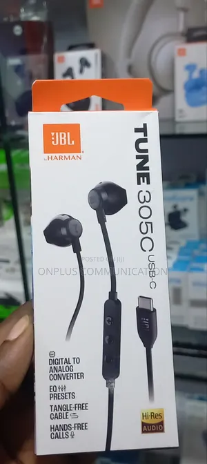 JBL Tune 305C USB-C Wired in-Ear Headphones