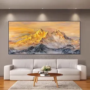 Golden Mountain Wall Art