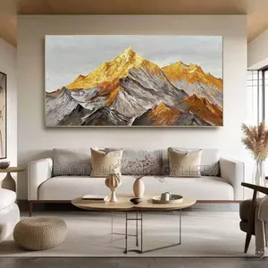 Golden Mountain Wall Art