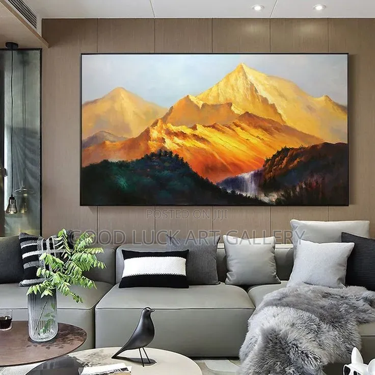 Golden Mountain Wall Art