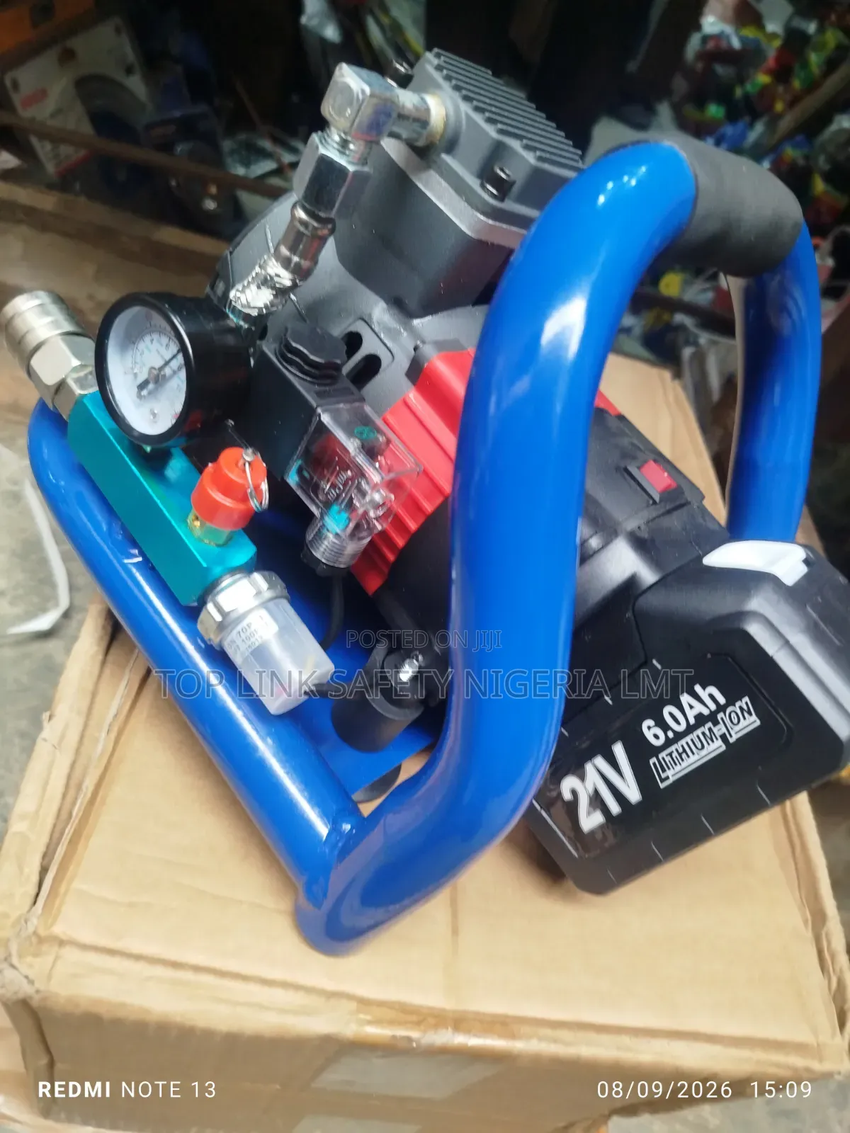 Battery Air Compressor 21v 6.0ah