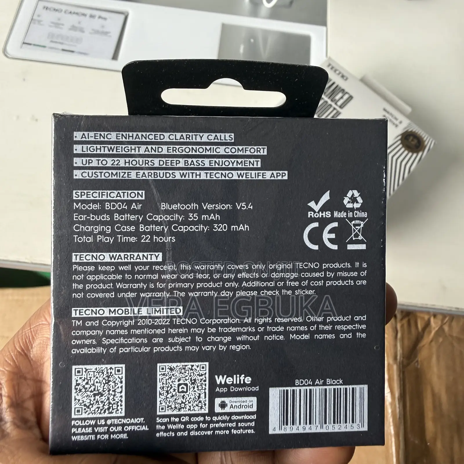 Tecno Bud 4 Air