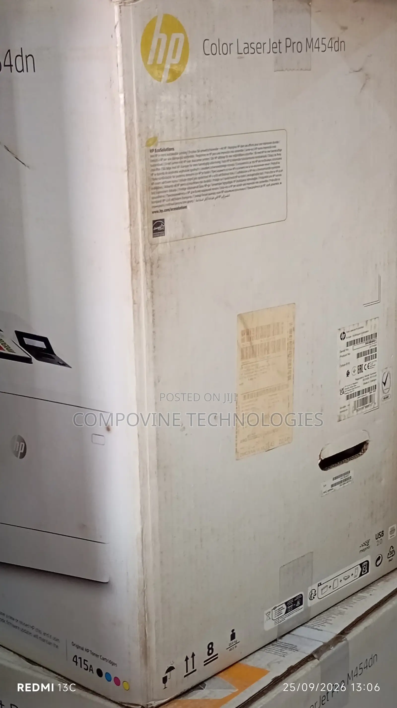 HP Colour Laserjet Pro M454dn Printer