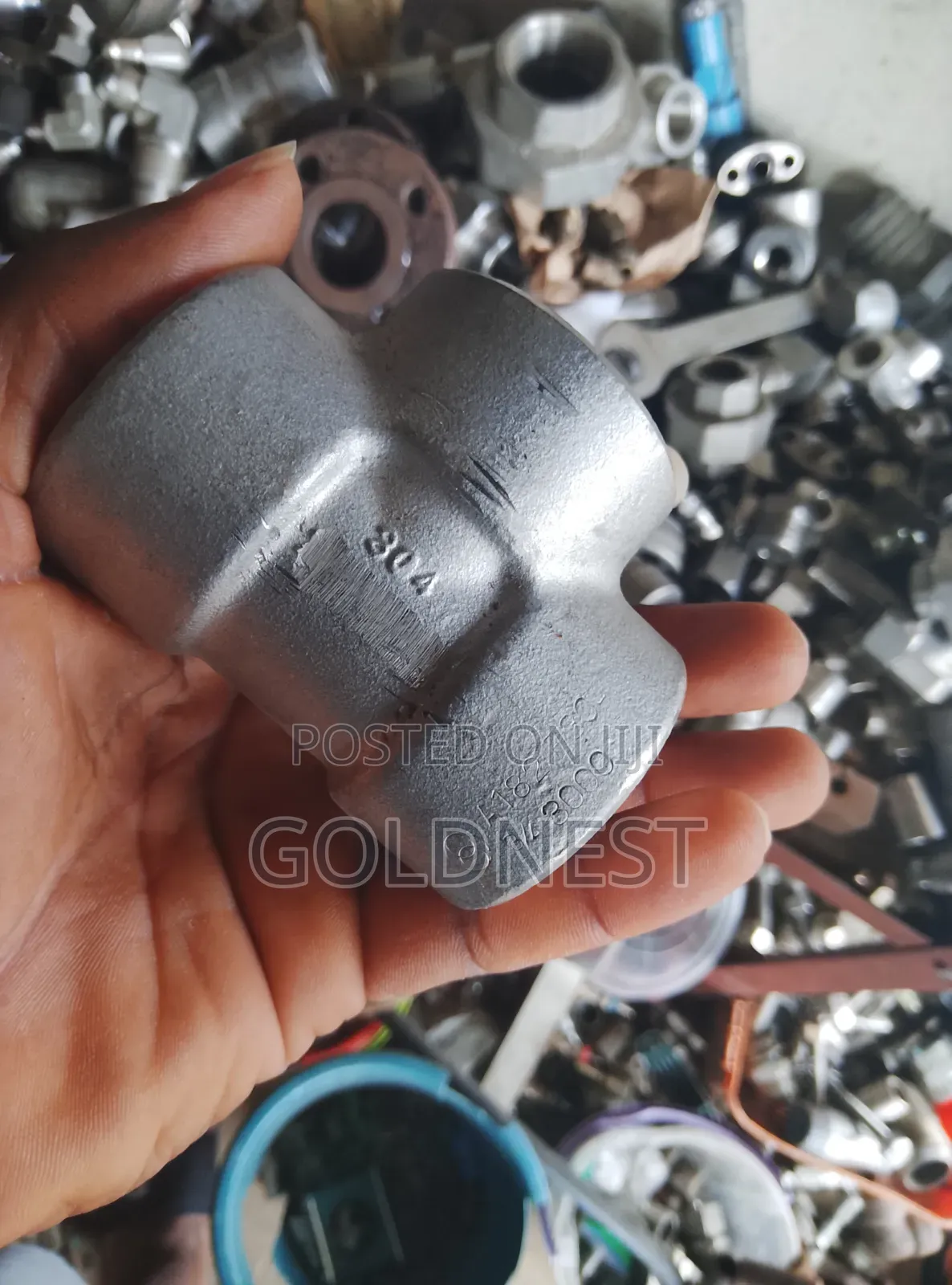 Stainless Steel 304 Equal Tee Fitting (Class 3000)