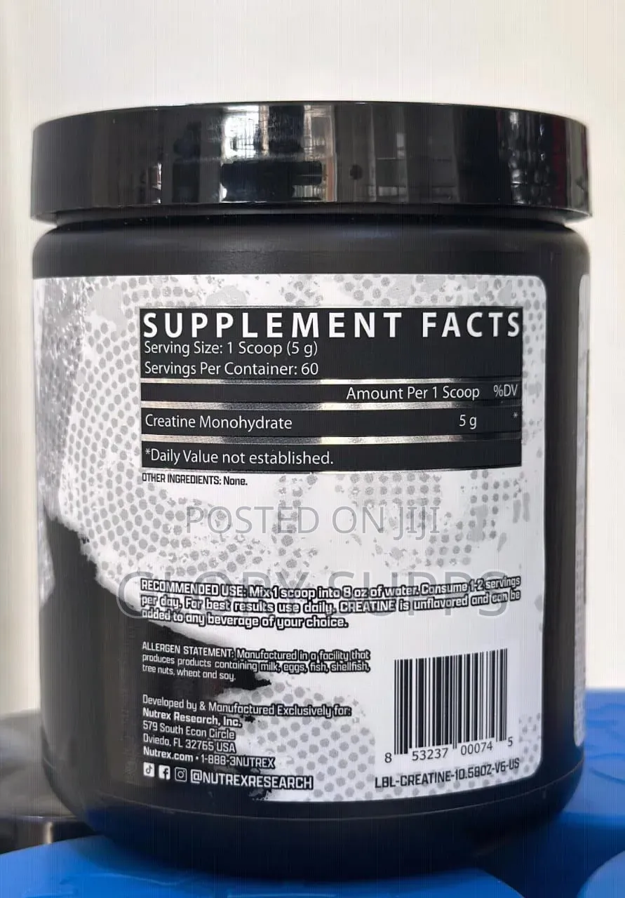 Nutrex Creatine Monohydrate 5grams 60servings