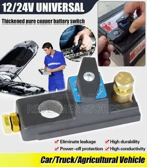 Car Battery Cut Off Switch, 2 PCS