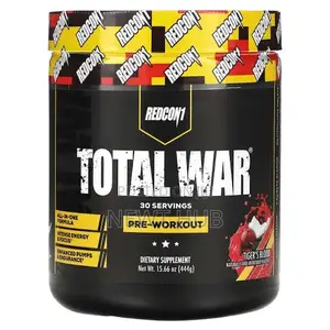 Redcon1, Total War, Pre-Workout, Tiger's Blood Cherry Coconut
