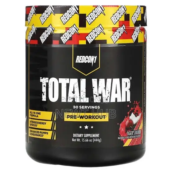 Redcon1, Total War, Pre-Workout, Tiger's Blood Cherry Coconut