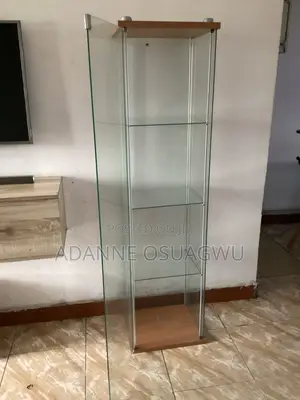 Tall Glass Display Shelf
