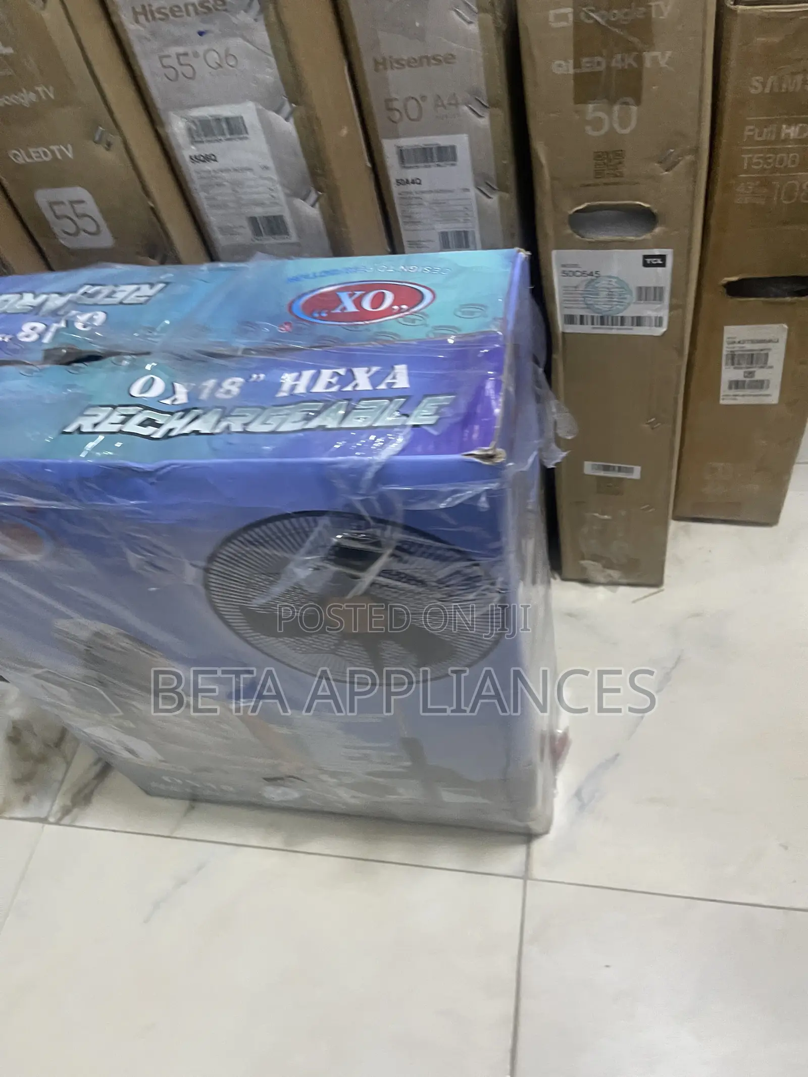 OX Hexa Durable Rechargeable Fan