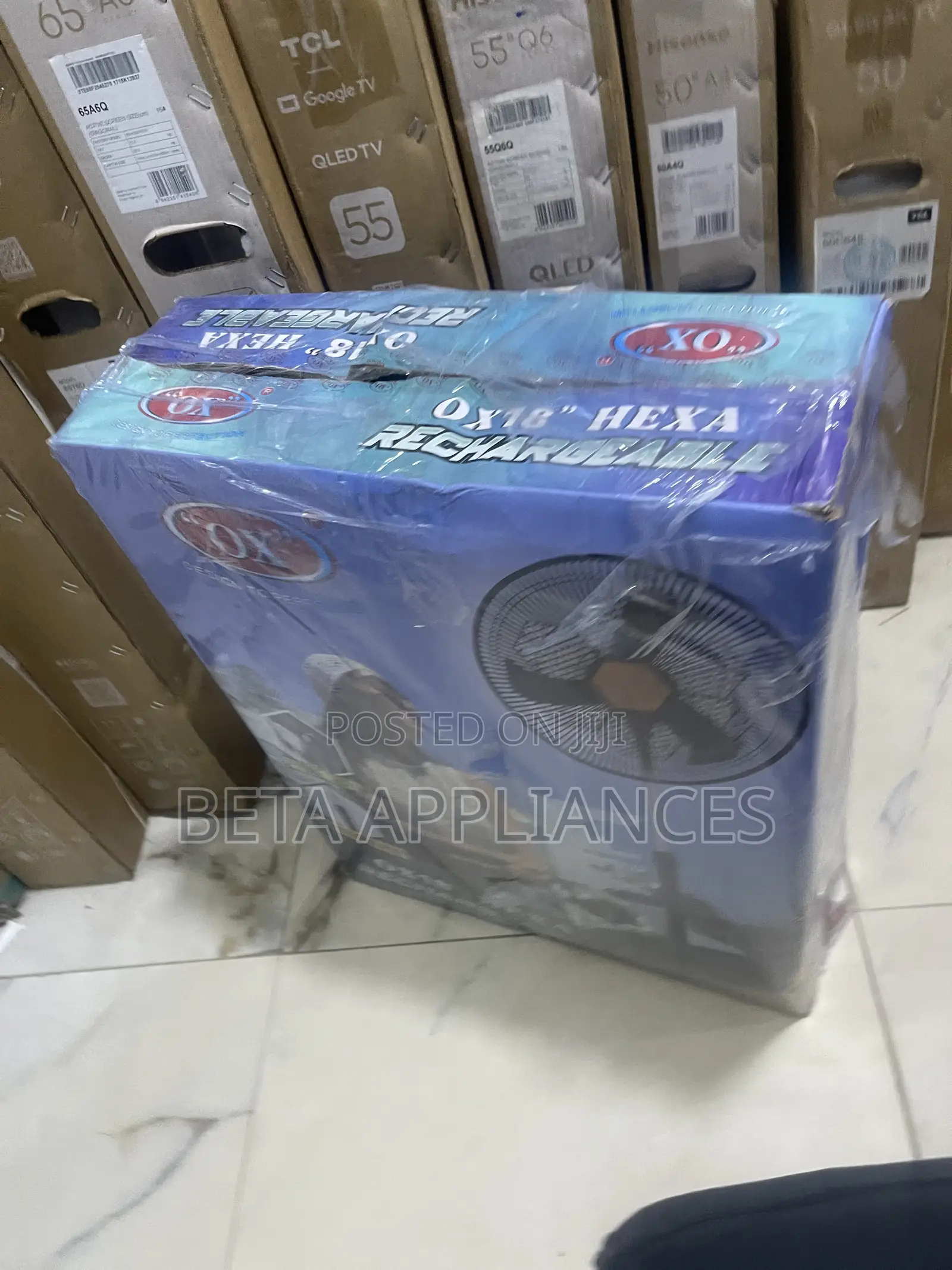 OX Hexa Quiet Rechargeable Fan