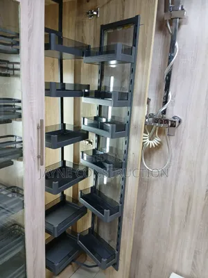 Kitchen Pantry and Revolving Shelf