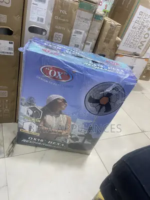 OX Hexa Strong Wind Rechargeable Fan