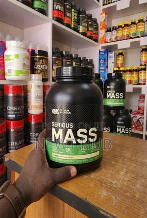 Optimum Nutrition Serious Mass Weight Gainer Protein Powder, Vanilla,