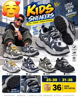 Power Kids Sneakers for Cute Kids. Sizes 25 to 36