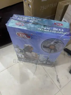 OX Hexa Modern Rechargeable Fan