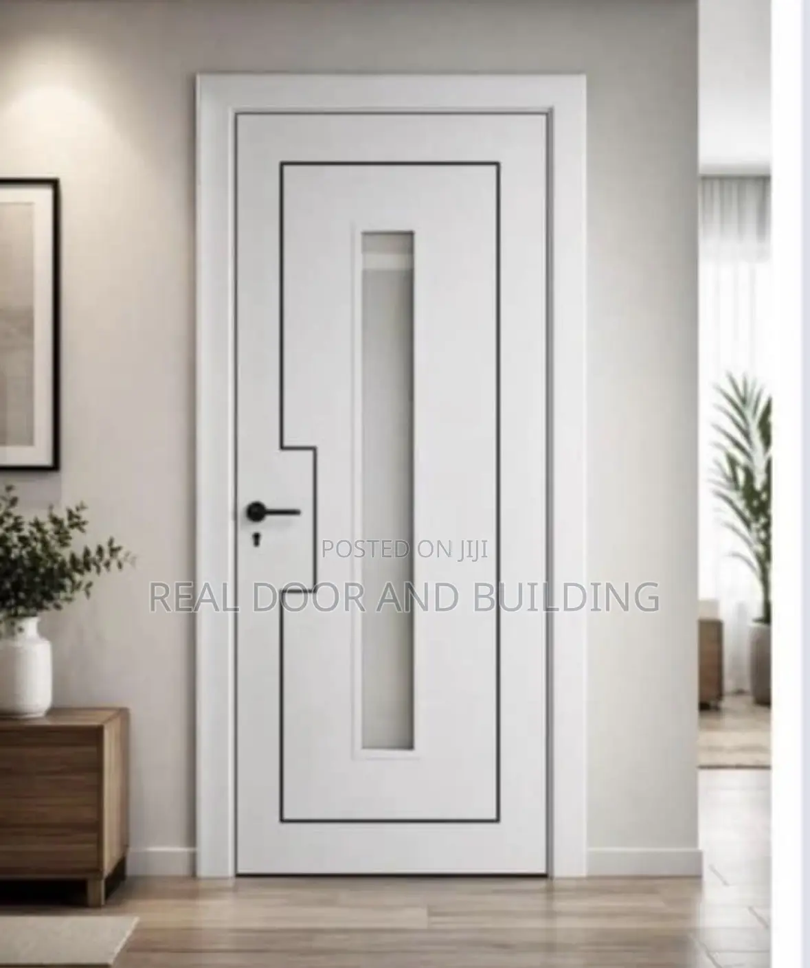High Quality HDF Kitchen Door With Glass (728lah)