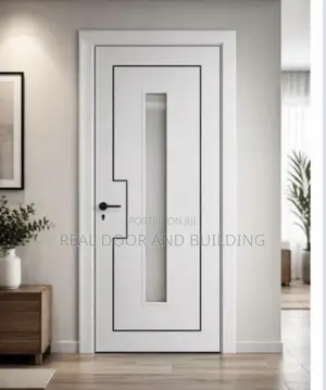 High Quality HDF Kitchen Door With Glass (728lah)
