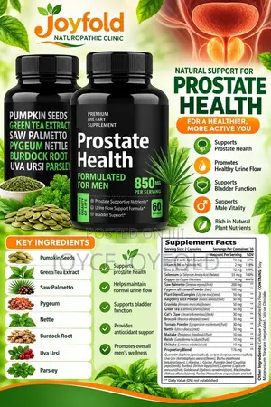 Prostate Health:Supports, Healthy Prostate, Bladder, Normal Urine Flow