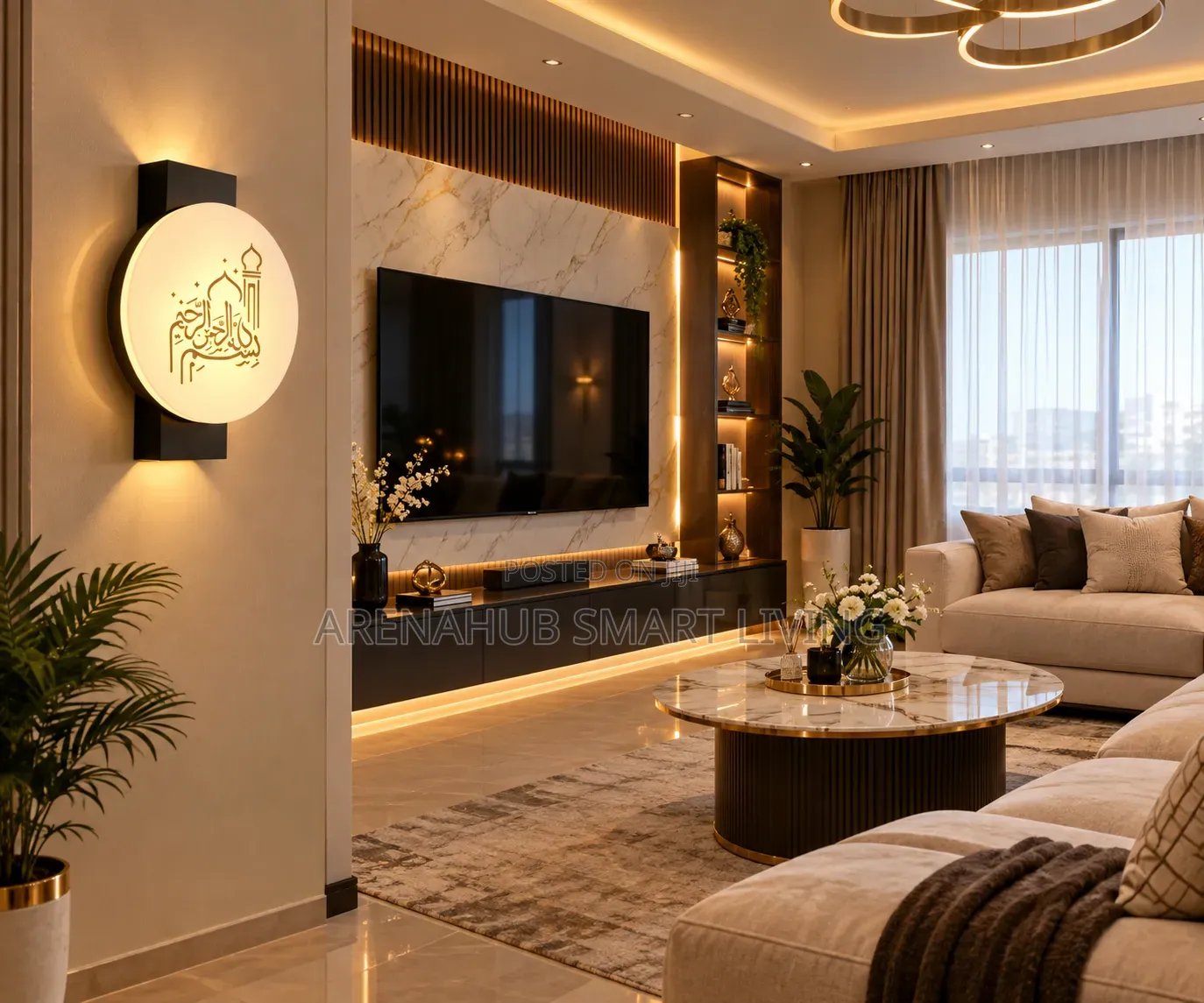 LED Moon Wall Light, Simple Modern Decorative Lighting Fixtures