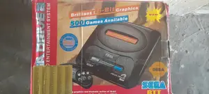 Sega Mega Drive 2 16-Bit Video Game Console and 2 Wired Pads