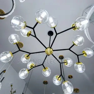 LED Glass Ball Chandelier Pendant Light