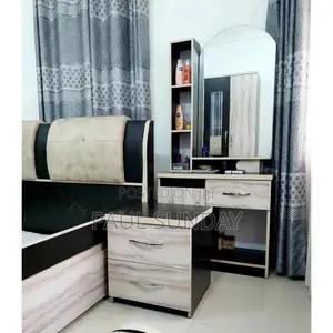 6x6ft Bedset + Dressing Mirror Units 2 Bedside Drawers