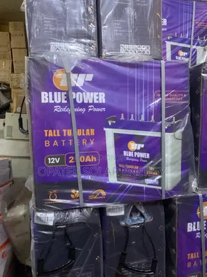 Blue Pawor Tubular Battery 250ah 12v Available