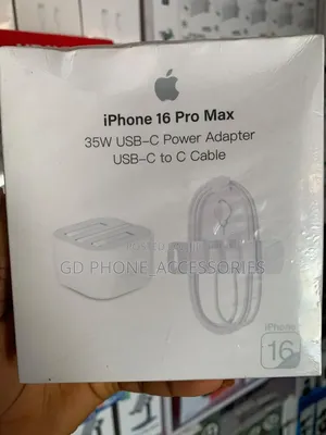 Fast Charger 35W Dual USB-C Adapter Type-C Cable Combo Pack